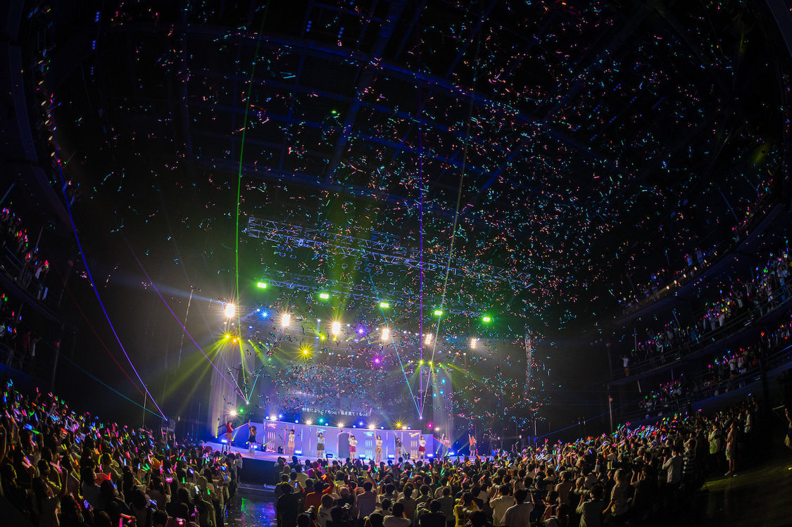 「ファンサ」＜高嶺のなでしこ全国ツアー2024“わたし色に 染まれ”＞TOKYO DOME CITY HALL（2024年7月13日／©林晋介）
