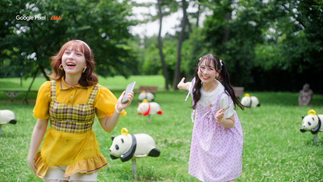 Google Pixel｜au新WEB-CM「公園」篇