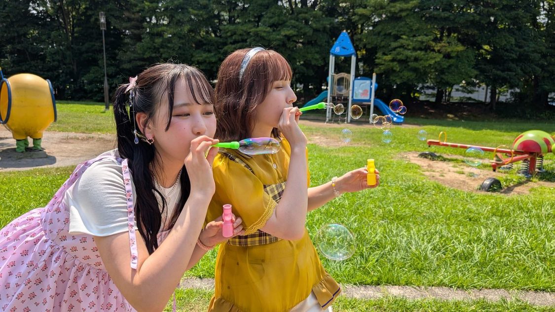 Google Pixel｜au WEB-CM「公園」篇オフショット