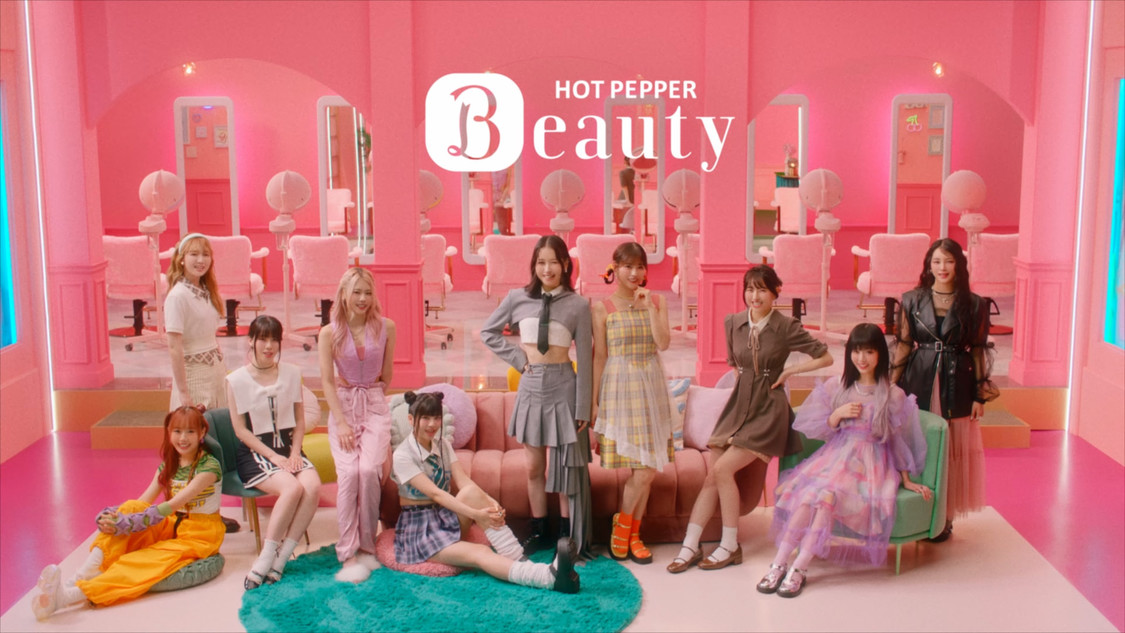 ME:I『ホットペッパービューティー』新WEB-CM「UPDATE! NEW:ME」篇
