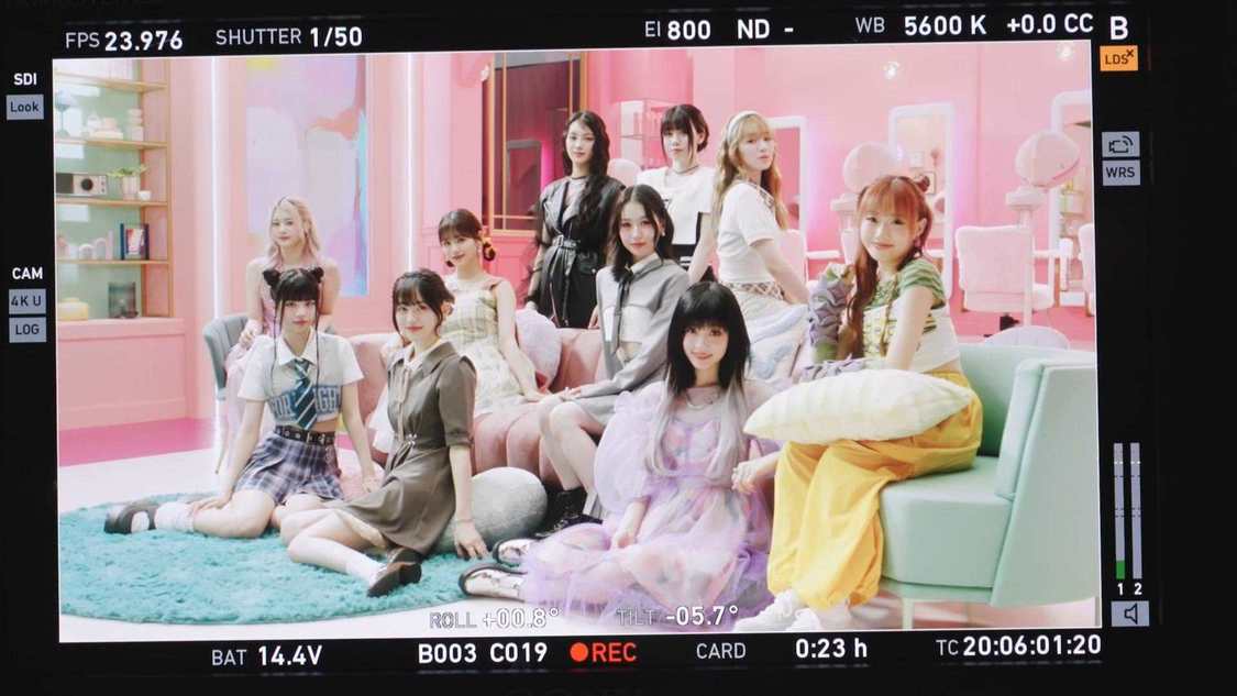 ME:I『ホットペッパービューティー』新WEB-CM「UPDATE! NEW:ME」篇メイキング