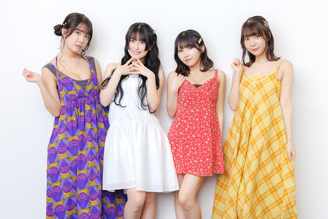 左から、天羽希純、森嶋あんり、十味、奥ゆい