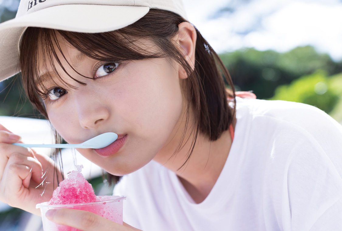 【限定 特典 ポストカード】北野瑠華★BUBKA ブブカ 2月★セブンネット 📸 画像：セブンネット限定特典：北野瑠華ポストカード｜SKE48 林美澪