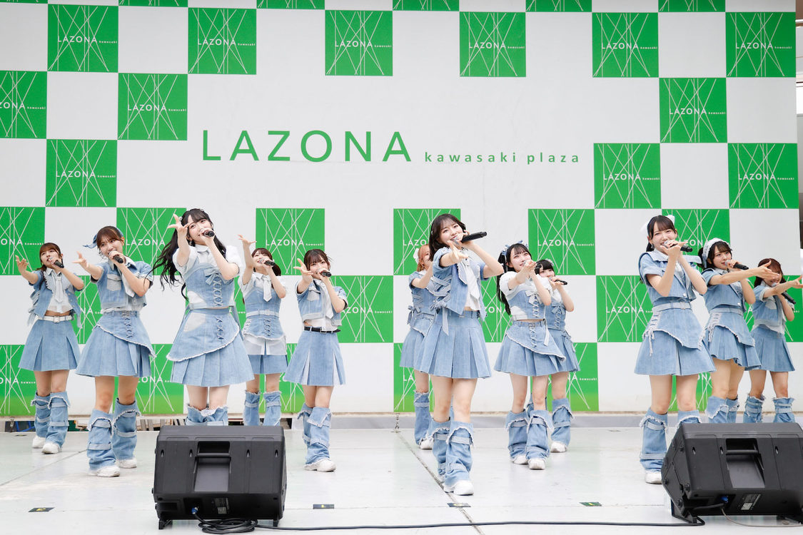 ＜≠ME 9thシングル「夏が来たから」リリースイベント＞ラゾーナ川崎プラザ（2024年8月31日／©YOANI）
