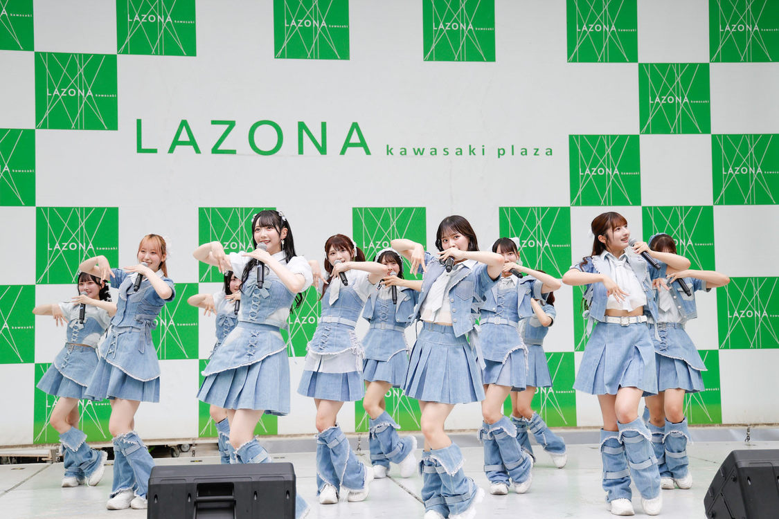 ＜≠ME 9thシングル「夏が来たから」リリースイベント＞ラゾーナ川崎プラザ（2024年8月31日／©YOANI）