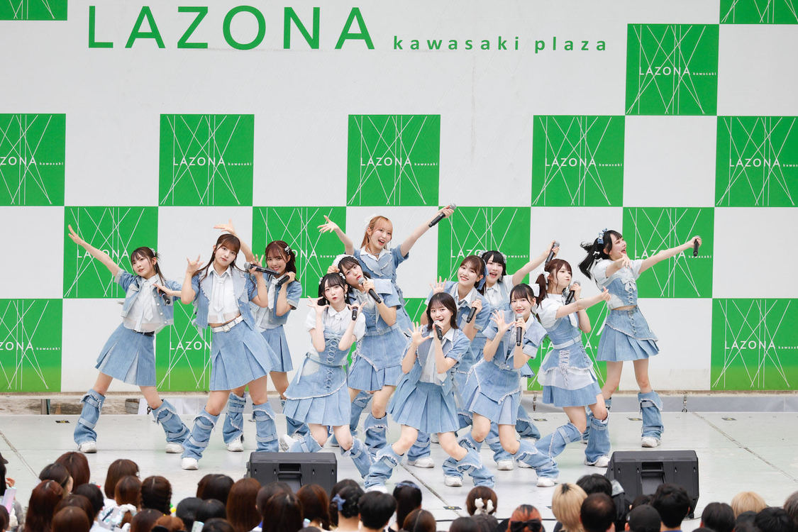 ＜≠ME 9thシングル「夏が来たから」リリースイベント＞ラゾーナ川崎プラザ（2024年8月31日／©YOANI）