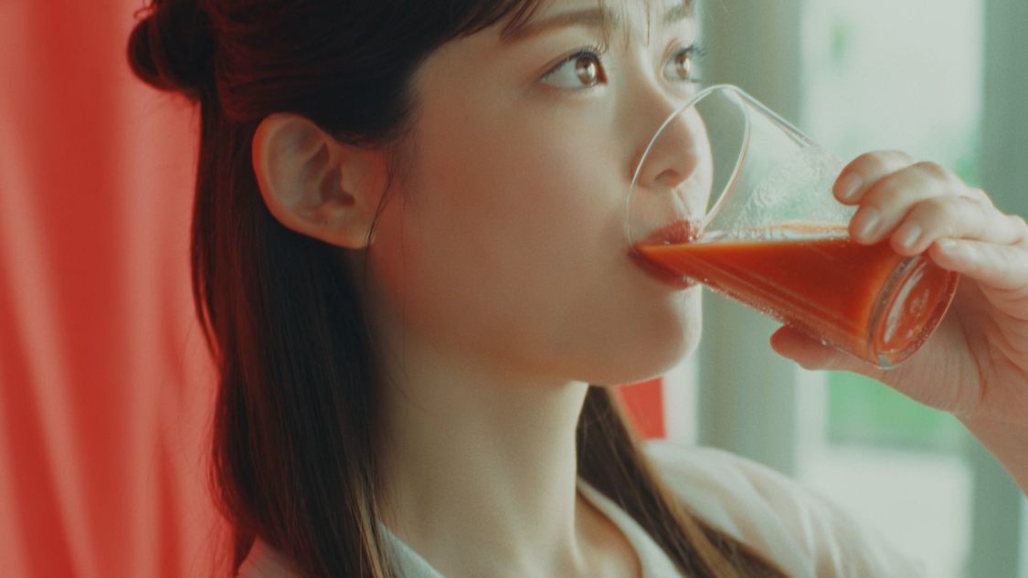 WEB限定CMカゴメトマトジュース「たっぷリコピン。さゆリコピン。」篇