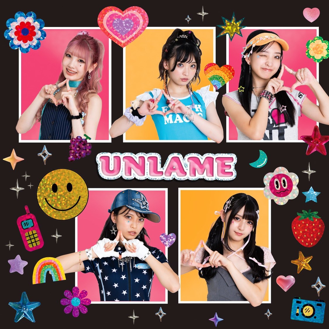 UNLAME 1st EP『UNLAME』TYPE-B（©UNLAME）
