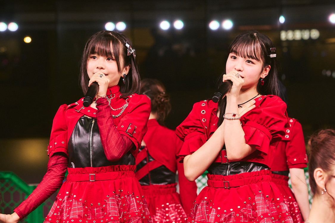 HKT48＜18thシングル「僕はやっと君を心配できる」発売記念ミニライブ＞キャナルシティ博多 サンプラザステージ（2024年9月11日／©︎Mercury）