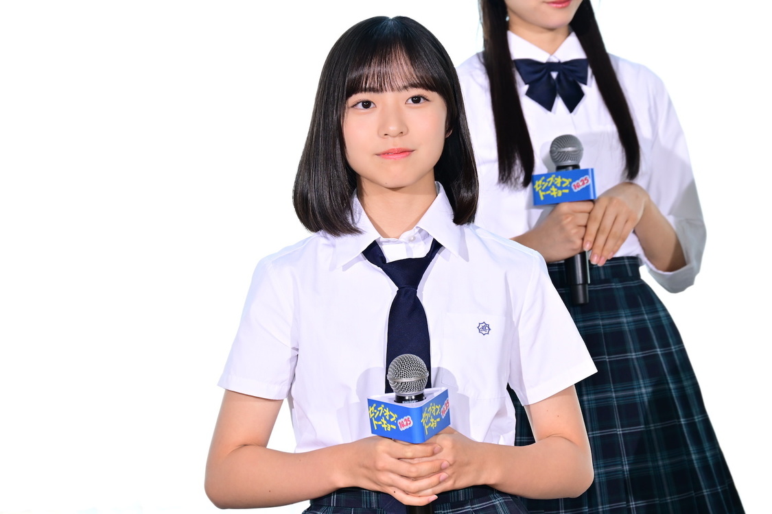 正源司陽子＜映画『ゼンブ・オブ・トーキョー』完成報告会＞RESTAURANT LUKE with SKY LOUNGE（2024年10月2日／(C)2024映画「ゼンブ・オブ・トーキョー」製作委員会）