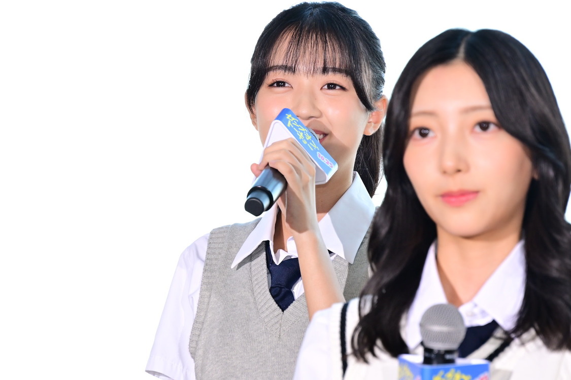 平尾帆夏＜映画『ゼンブ・オブ・トーキョー』完成報告会＞RESTAURANT LUKE with SKY LOUNGE（2024年10月2日／(C)2024映画「ゼンブ・オブ・トーキョー」製作委員会）