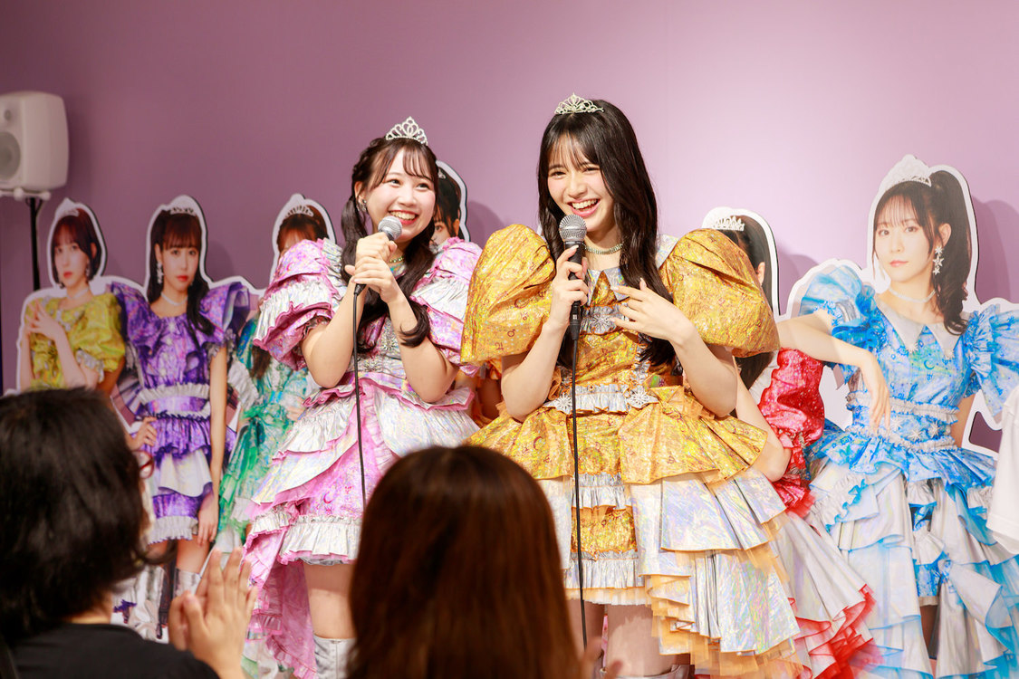 FRUITS ZIPPER 松本かれん＆鎮西寿々歌＜『PontaパスStation』1日店長イベ ント＞（2024年10月7日）