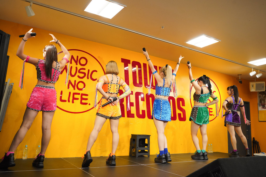 アップアップガールズ（仮）＜1st EP『Again!』リリース記念イベント＞タワーレコード錦糸町パルコ店（2024年10月23日）