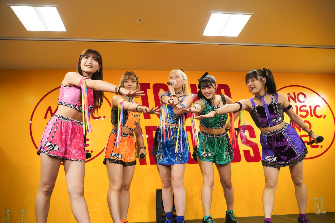 アップアップガールズ（仮）＜1st EP『Again!』リリース記念イベント＞タワーレコード錦糸町パルコ店（2024年10月23日）