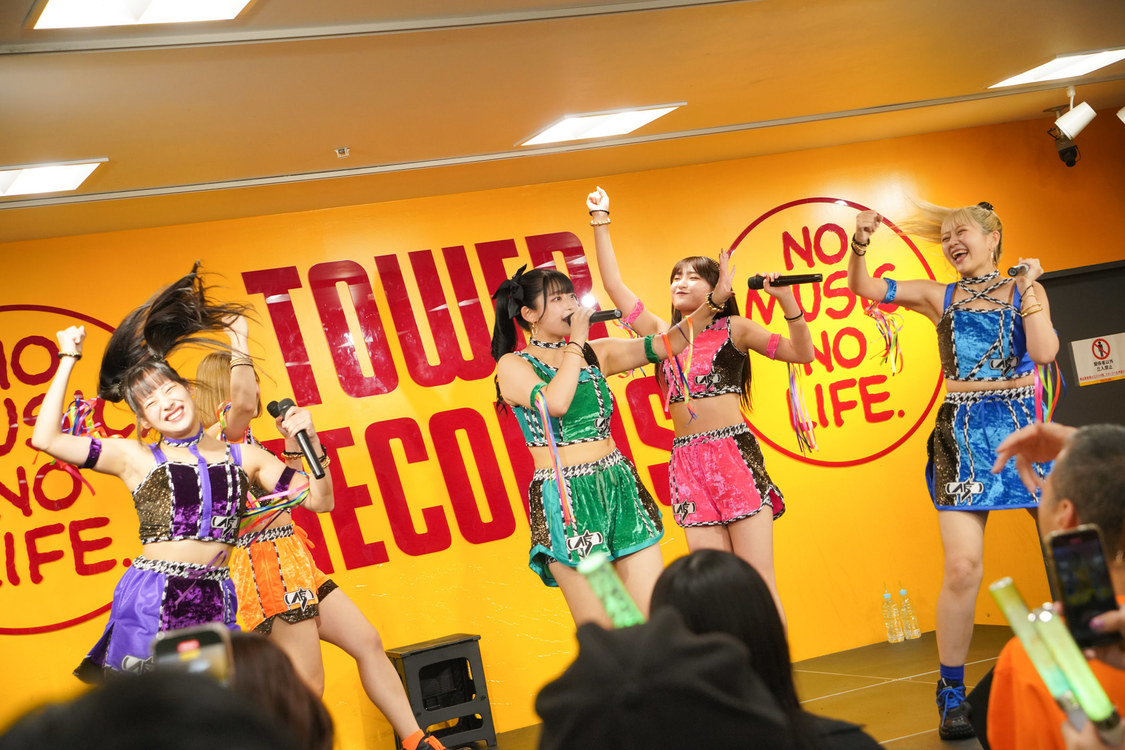 アップアップガールズ（仮）＜1st EP『Again!』リリース記念イベント＞タワーレコード錦糸町パルコ店（2024年10月23日）