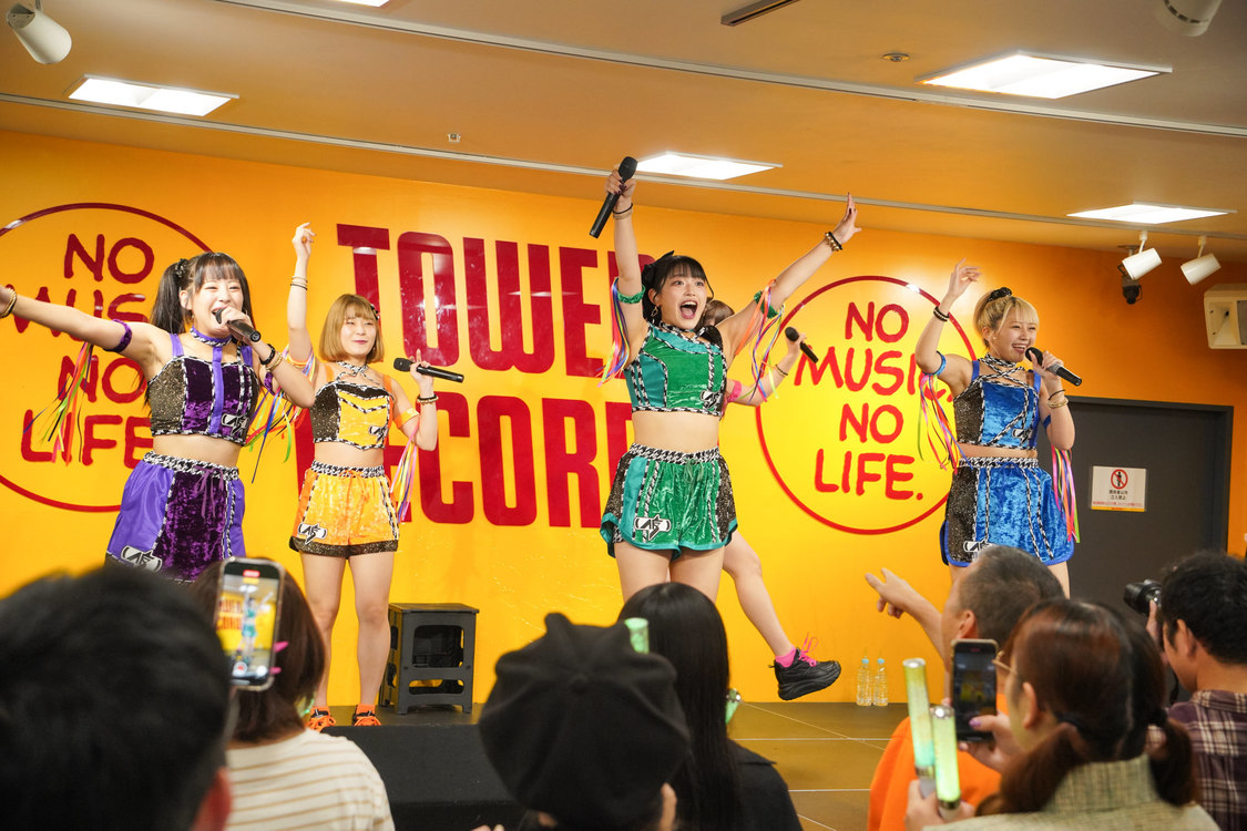 アップアップガールズ（仮）＜1st EP『Again!』リリース記念イベント＞タワーレコード錦糸町パルコ店（2024年10月23日）