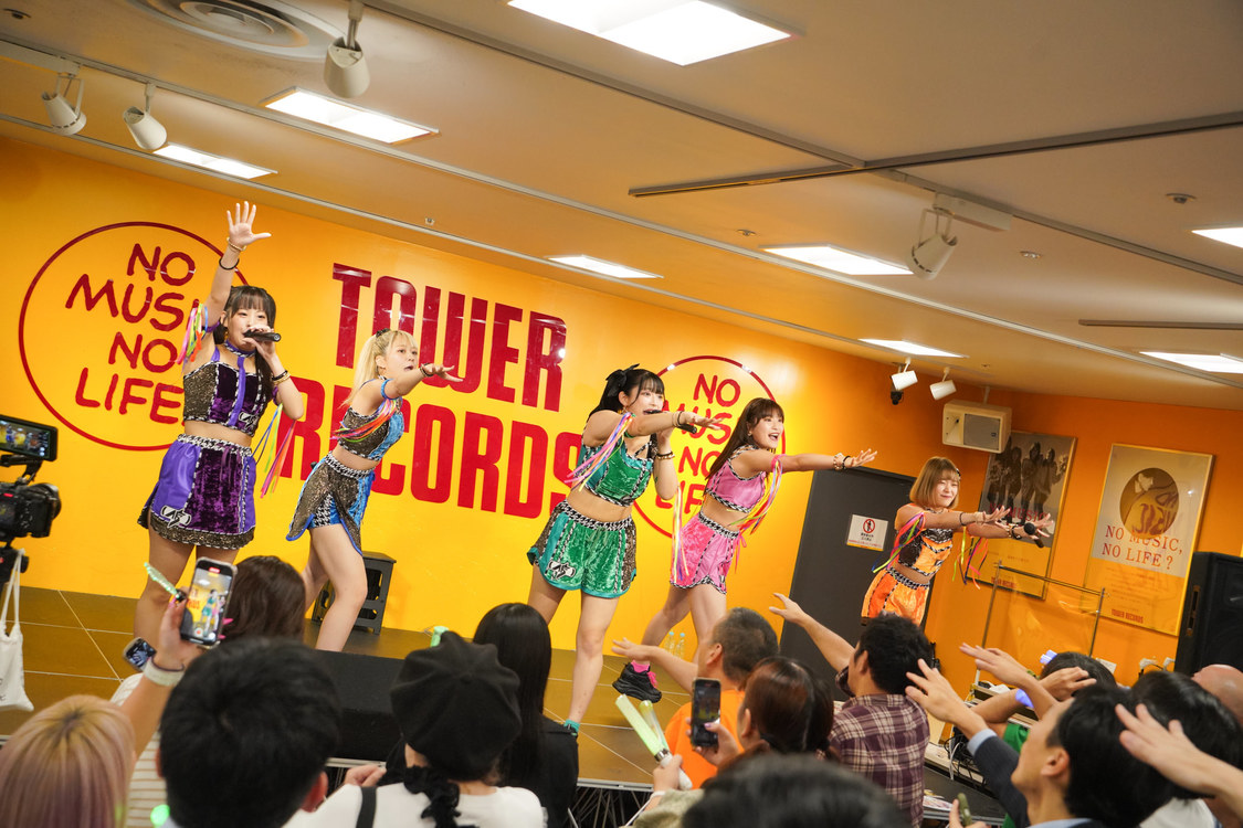 アップアップガールズ（仮）＜1st EP『Again!』リリース記念イベント＞タワーレコード錦糸町パルコ店（2024年10月23日）