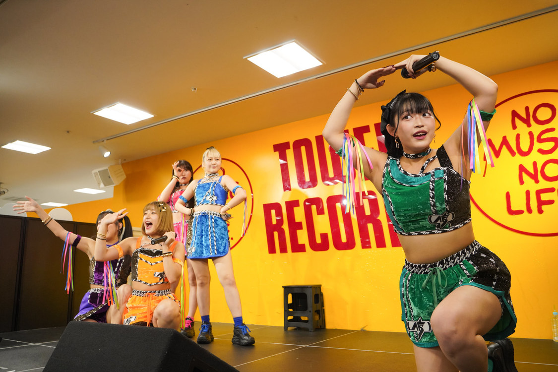 アップアップガールズ（仮）＜1st EP『Again!』リリース記念イベント＞タワーレコード錦糸町パルコ店（2024年10月23日）