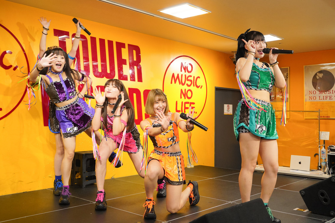アップアップガールズ（仮）＜1st EP『Again!』リリース記念イベント＞タワーレコード錦糸町パルコ店（2024年10月23日）