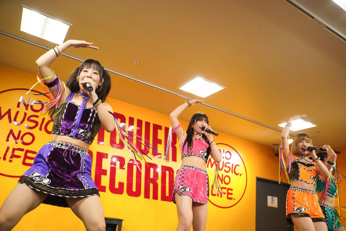 アップアップガールズ（仮）＜1st EP『Again!』リリース記念イベント＞タワーレコード錦糸町パルコ店（2024年10月23日）