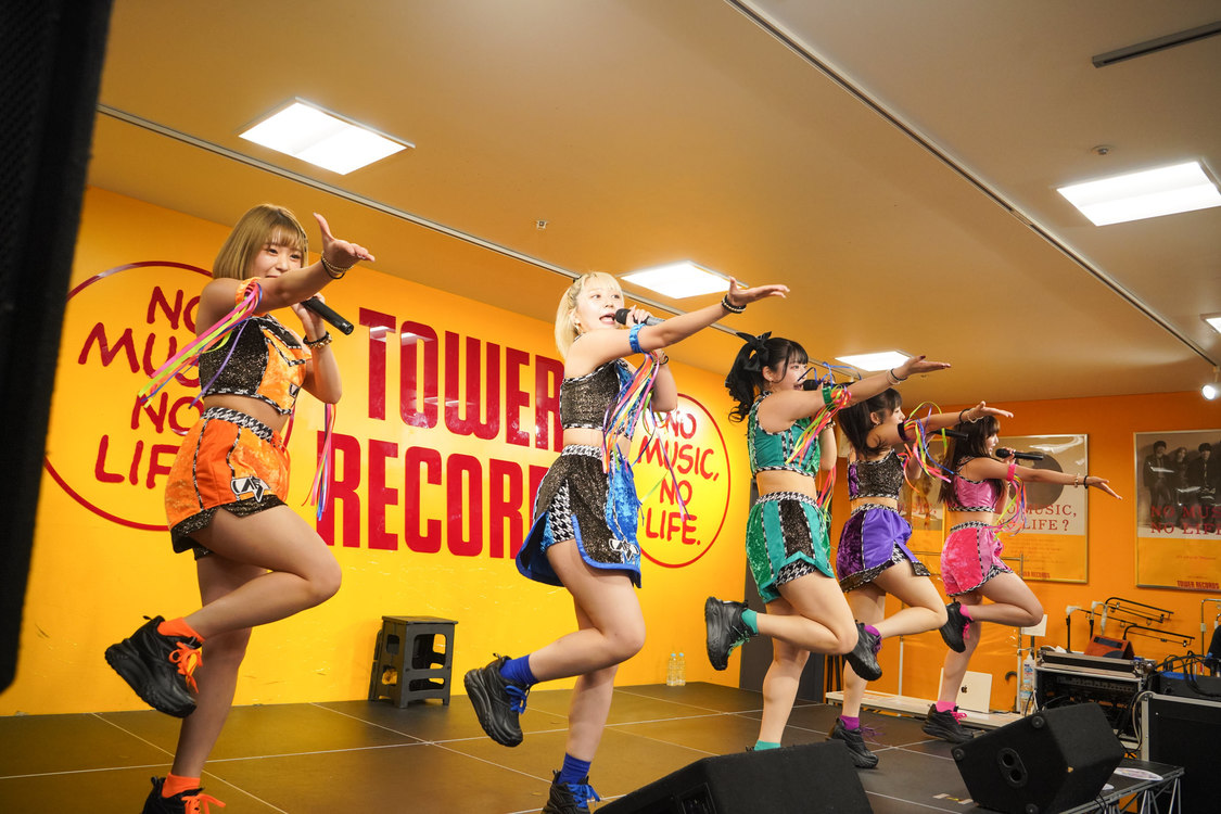 アップアップガールズ（仮）＜1st EP『Again!』リリース記念イベント＞タワーレコード錦糸町パルコ店（2024年10月23日）
