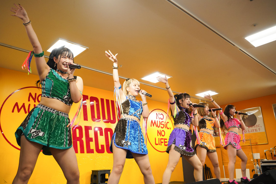 アップアップガールズ（仮）＜1st EP『Again!』リリース記念イベント＞タワーレコード錦糸町パルコ店（2024年10月23日）