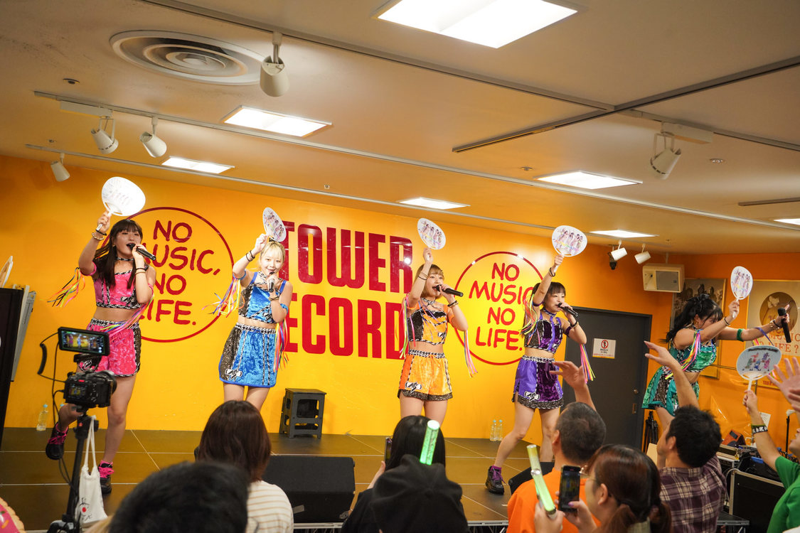 アップアップガールズ（仮）＜1st EP『Again!』リリース記念イベント＞タワーレコード錦糸町パルコ店（2024年10月23日）