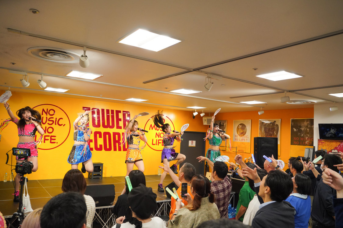 アップアップガールズ（仮）＜1st EP『Again!』リリース記念イベント＞タワーレコード錦糸町パルコ店（2024年10月23日）