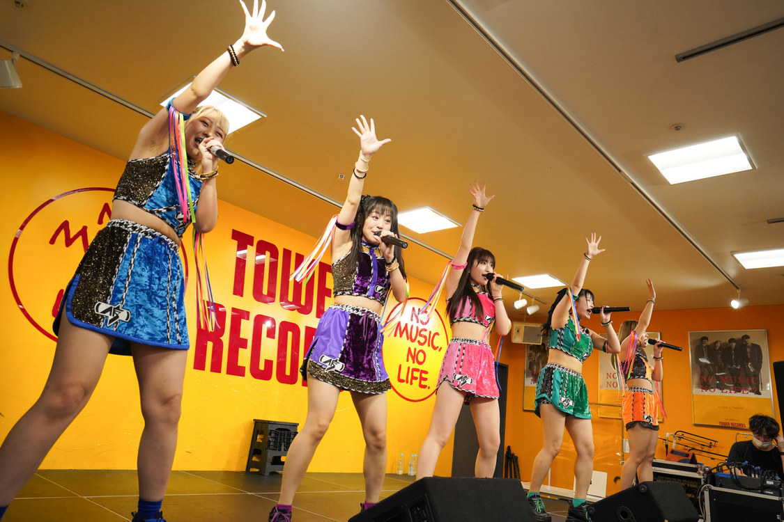 アップアップガールズ（仮）＜1st EP『Again!』リリース記念イベント＞タワーレコード錦糸町パルコ店（2024年10月23日）