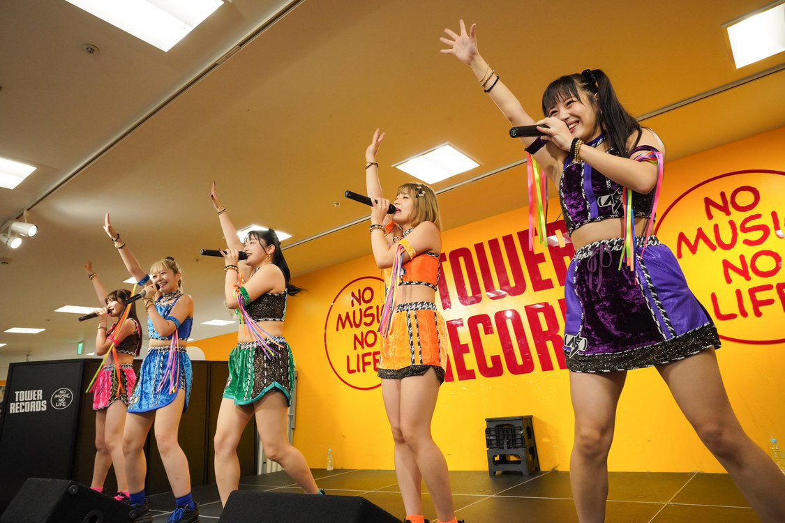 アップアップガールズ（仮）＜1st EP『Again!』リリース記念イベント＞タワーレコード錦糸町パルコ店（2024年10月23日）