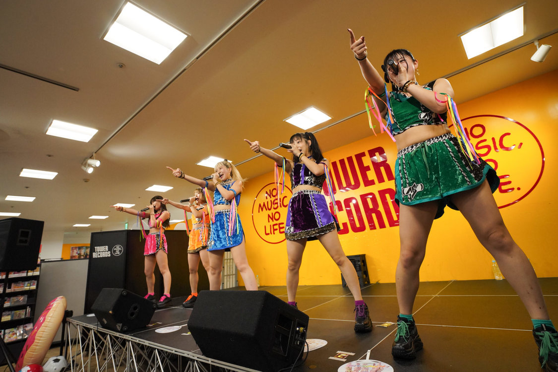 アップアップガールズ（仮）＜1st EP『Again!』リリース記念イベント＞タワーレコード錦糸町パルコ店（2024年10月23日）