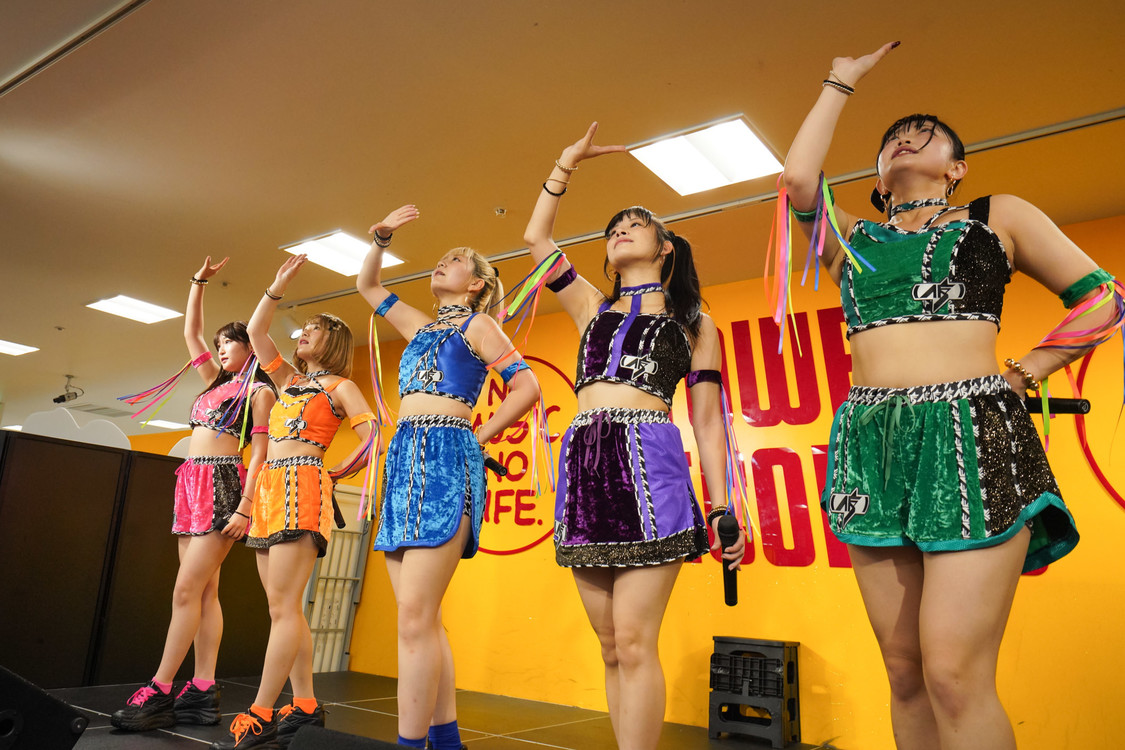 アップアップガールズ（仮）＜1st EP『Again!』リリース記念イベント＞タワーレコード錦糸町パルコ店（2024年10月23日）