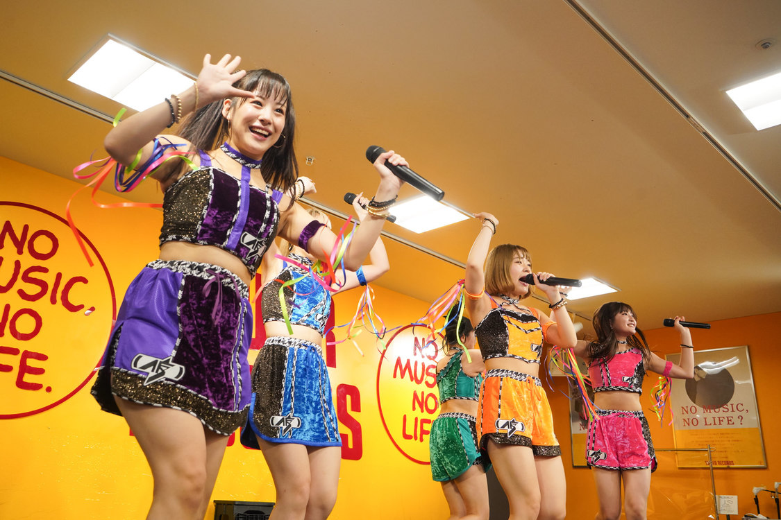 アップアップガールズ（仮）＜1st EP『Again!』リリース記念イベント＞タワーレコード錦糸町パルコ店（2024年10月23日）