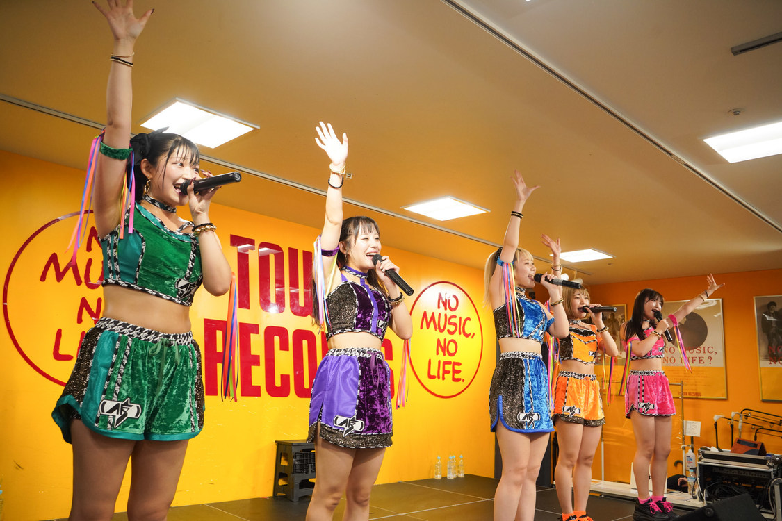 アップアップガールズ（仮）＜1st EP『Again!』リリース記念イベント＞タワーレコード錦糸町パルコ店（2024年10月23日）