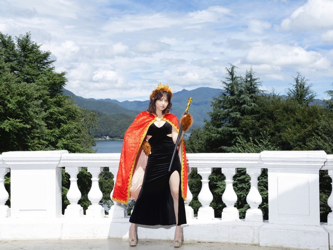 桃月なしこ『月刊エンタメ』12月・1月合併号アザーカット（撮影：佐賀章広）