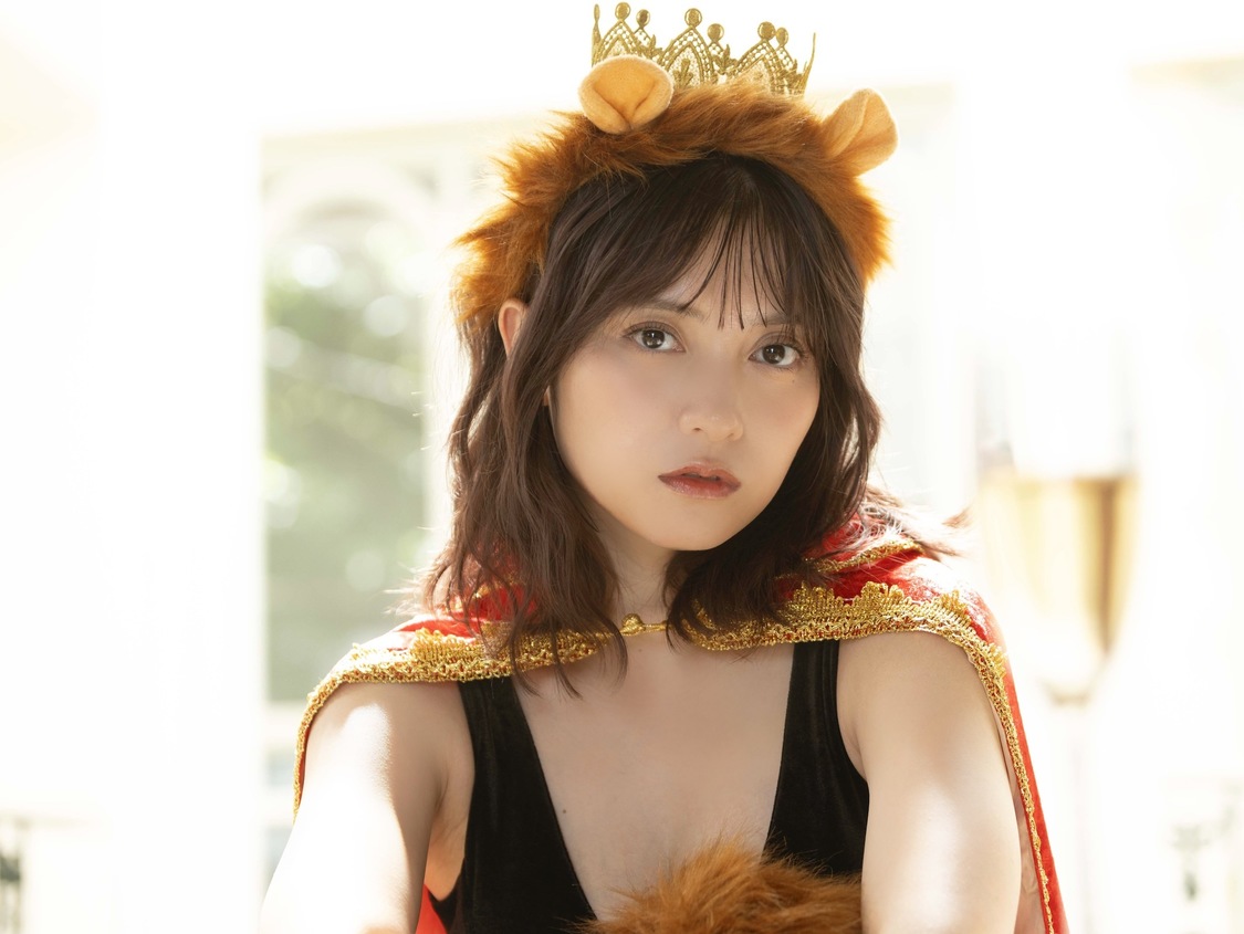 桃月なしこ『月刊エンタメ』12月・1月合併号アザーカット（撮影：佐賀章広）