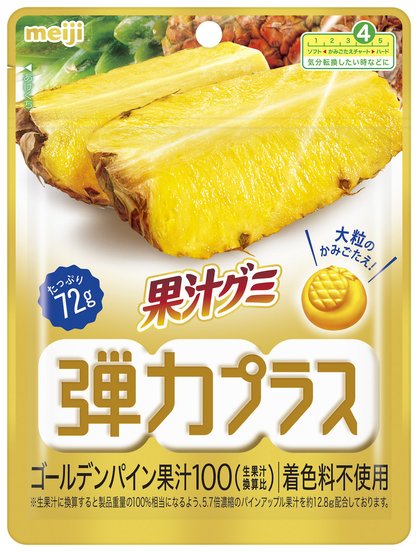 果汁グミ弾力プラスゴールデンパイン