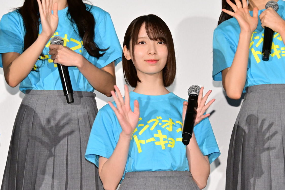 渡辺莉奈＜映画『ゼンブ・オブ・トーキョー』大ヒット御礼舞台挨＞（2024年11月15日／(C)2024映画「ゼンブ・オブ・トーキョー」製作委員会）