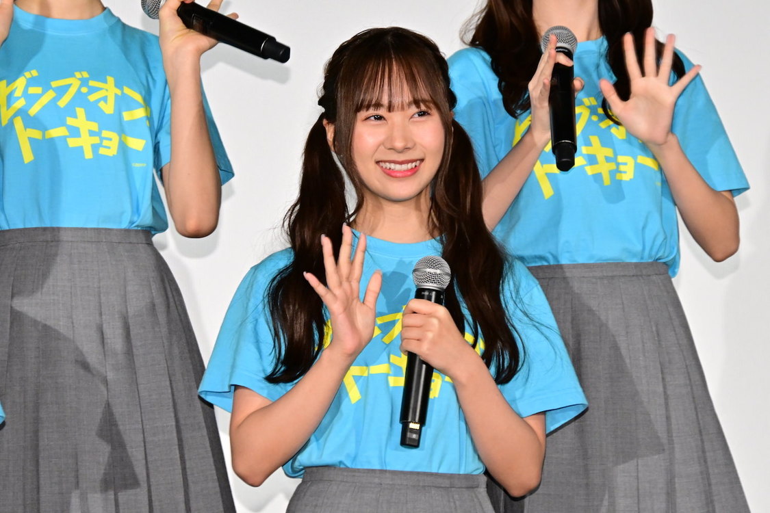 石塚瑶季＜映画『ゼンブ・オブ・トーキョー』大ヒット御礼舞台挨＞（2024年11月15日／(C)2024映画「ゼンブ・オブ・トーキョー」製作委員会）