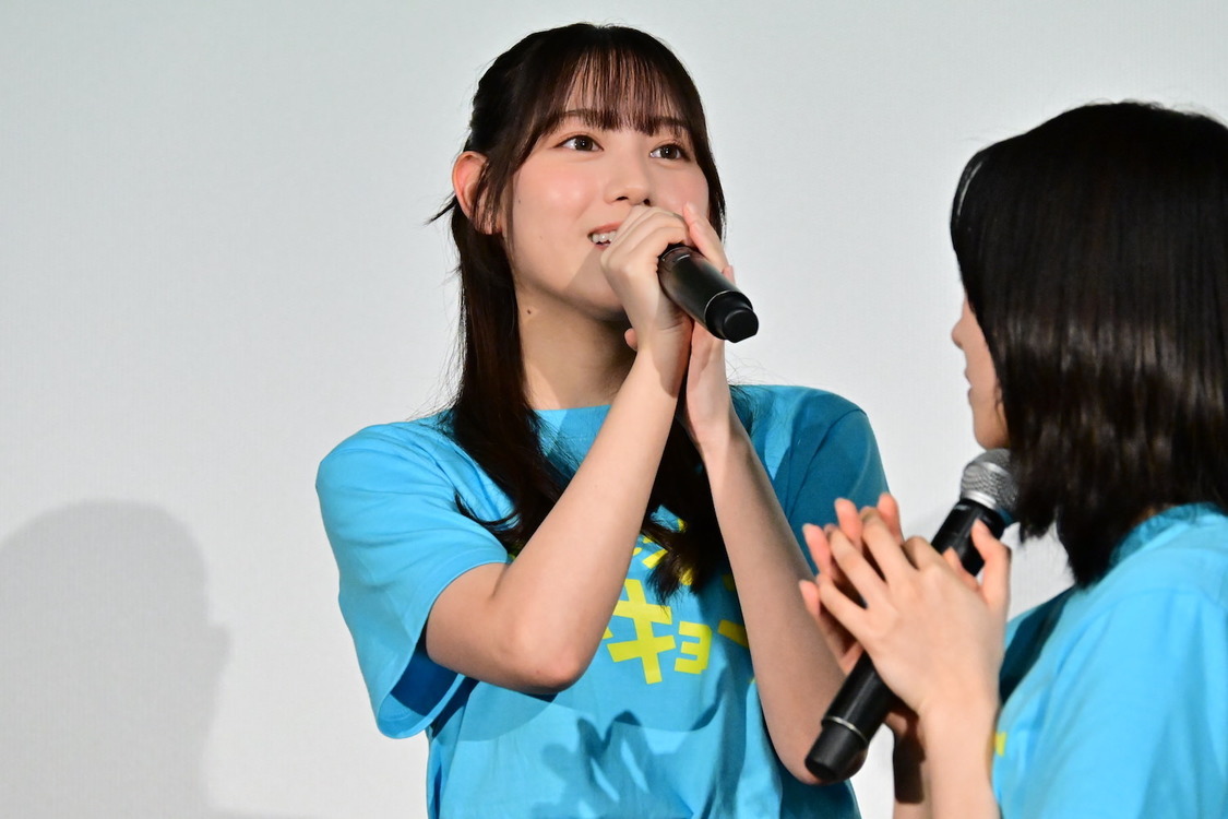 平岡海月＜映画『ゼンブ・オブ・トーキョー』大ヒット御礼舞台挨＞（2024年11月15日／(C)2024映画「ゼンブ・オブ・トーキョー」製作委員会）