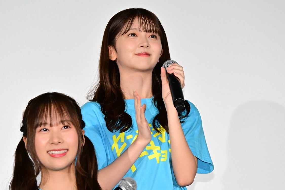 山下葉留花＜映画『ゼンブ・オブ・トーキョー』大ヒット御礼舞台挨＞（2024年11月15日／(C)2024映画「ゼンブ・オブ・トーキョー」製作委員会）