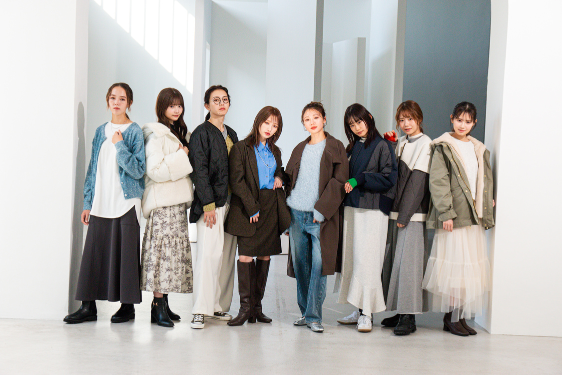 吉川エミリア、土居麗菜、宮原華音、吉田凜音、志田友美、作島藍、佐々木ひまわり、ゆうゆ