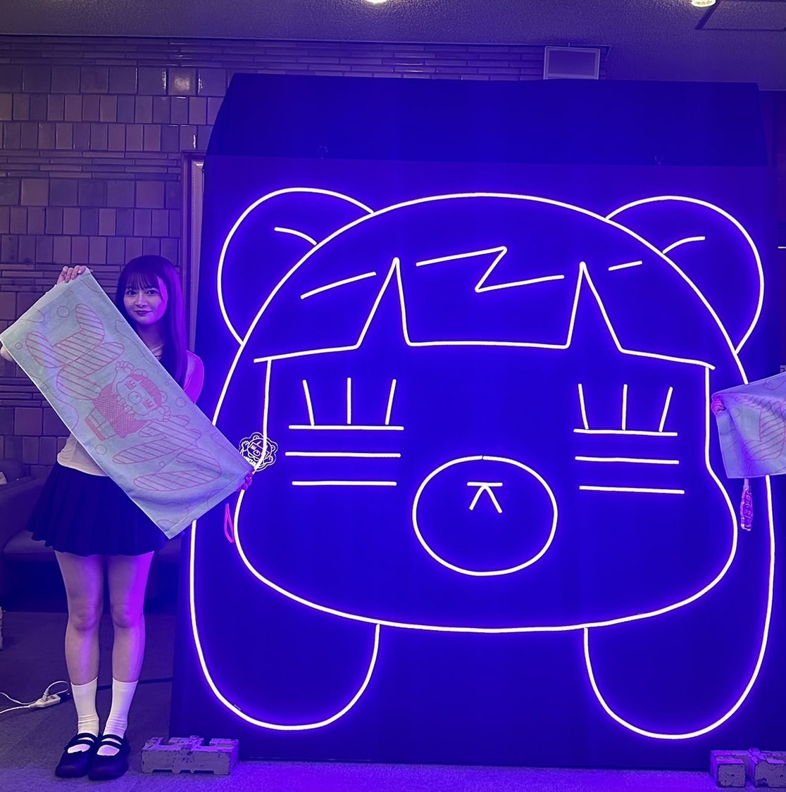 コレサワさんのライブ前にフォトスポットで！