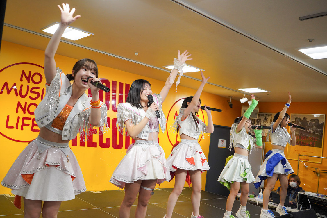 ＜アップアップガールズ（２）4th EP『EVER REMEMBER』リリース記念イベント＞タワーレコード錦糸町パルコ店（2024年11月19日）