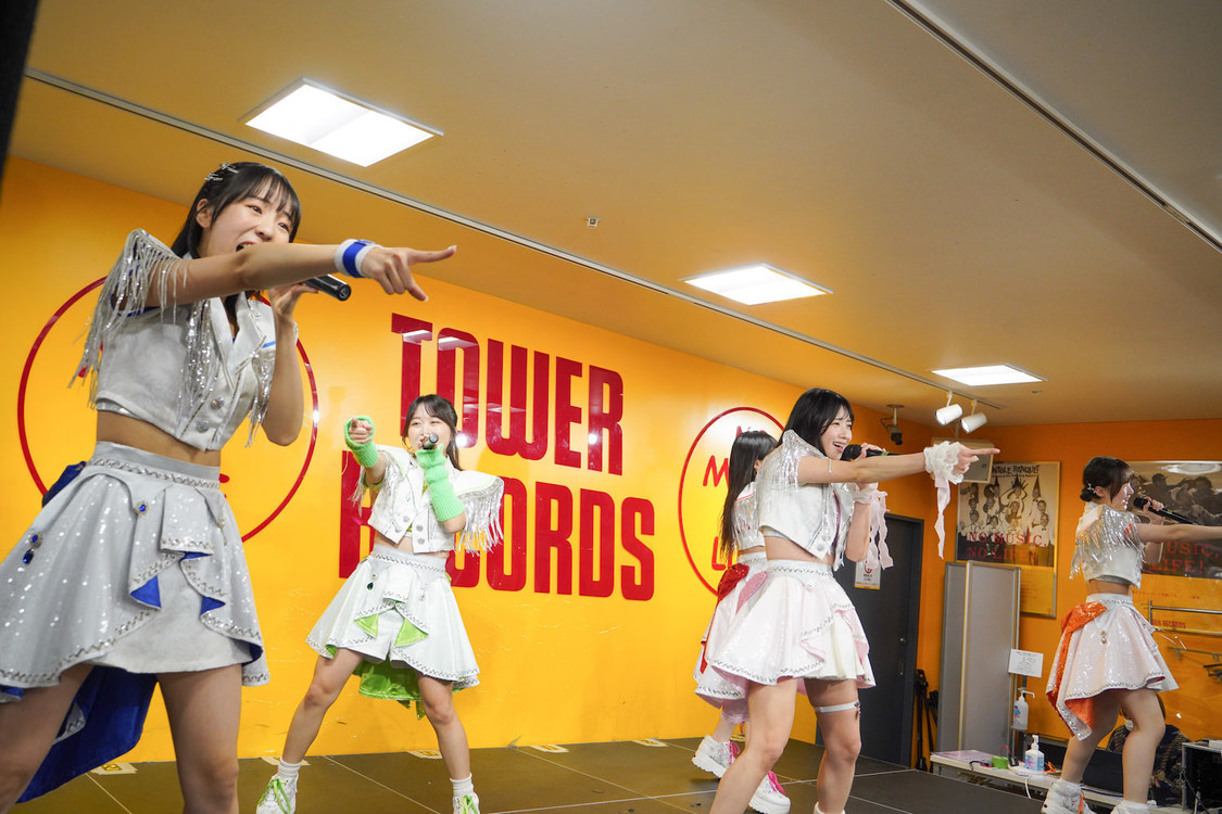 ＜アップアップガールズ（２）4th EP『EVER REMEMBER』リリース記念イベント＞タワーレコード錦糸町パルコ店（2024年11月19日）