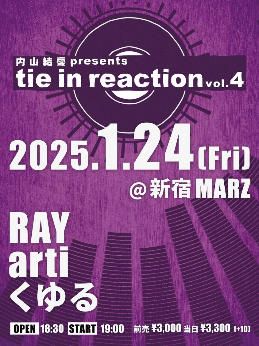 ＜内山結愛 presents「tie in reaction vol.4」＞