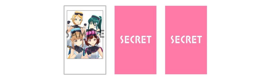 「WITCH NUMBER 4 チェキ（全3種）」