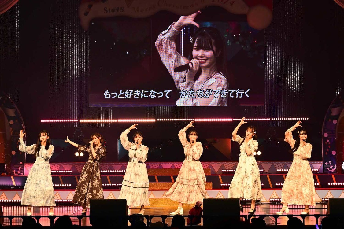 ＜STU48 Christmas Concert 2024＞岡山芸術創造劇場 ハレノワ 大劇場（2024年12月22日／©️STU）