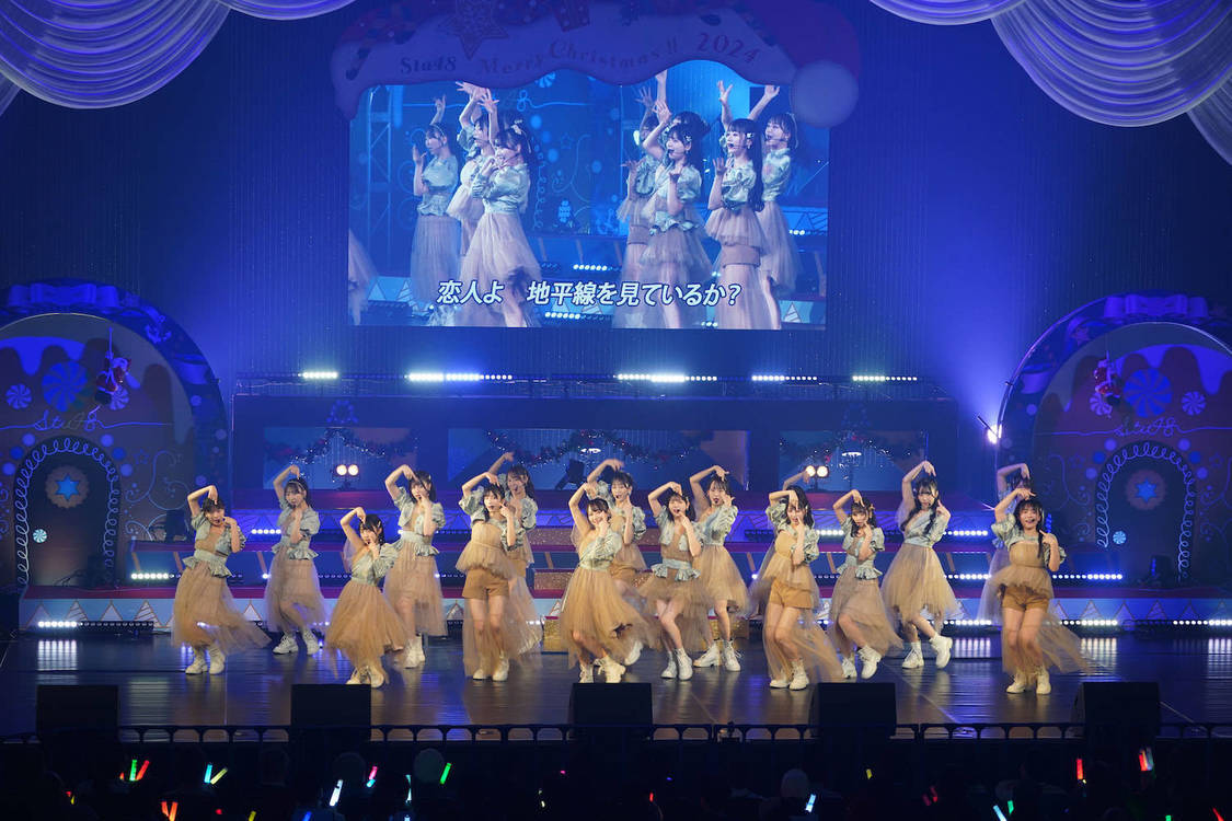 ＜STU48 Christmas Concert 2024＞岡山芸術創造劇場 ハレノワ 大劇場（2024年12月22日／©️STU）