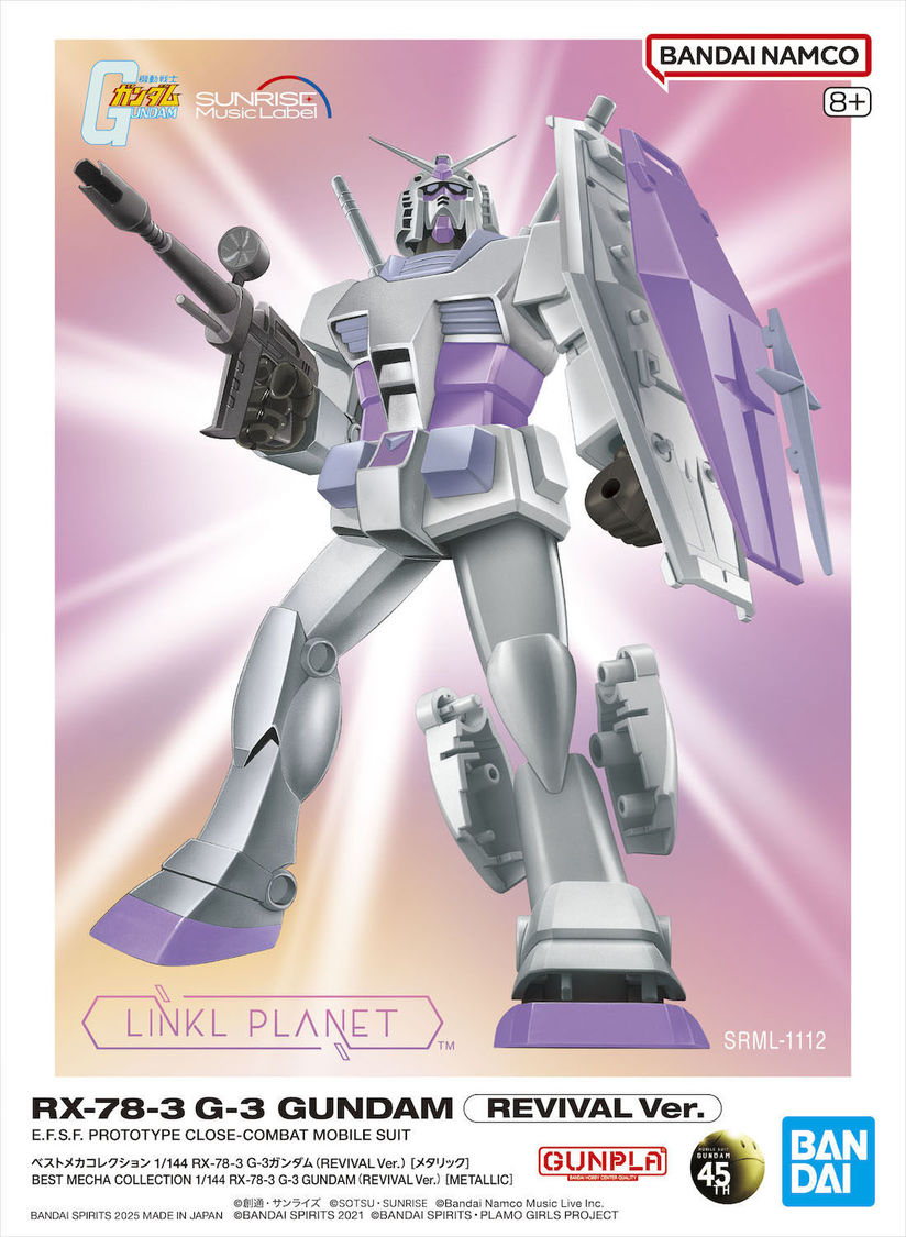 ベストメカコレクション 1/144 RX-78-2 ガンダム（REVIVAL Ver.）商品パッケージ